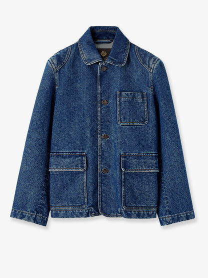 Nichi silk-denim jacket thumbnail