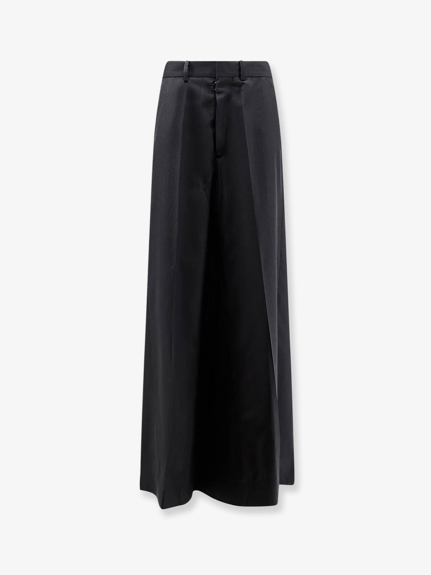 Virgin wool maxi skirt