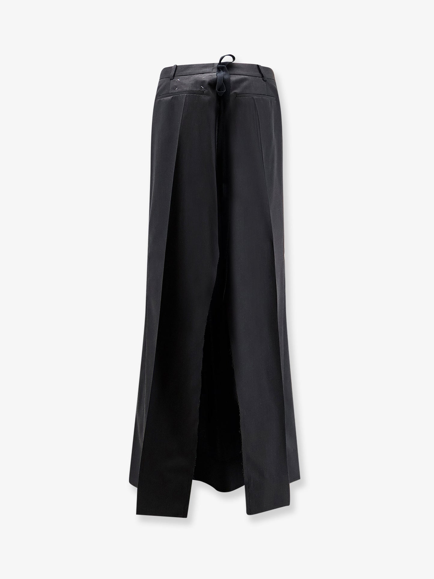 Virgin wool maxi skirt