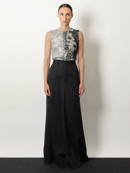 Patchwork top with sequins embroidery thumbnail
