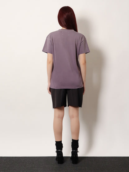 Cotton T-shirt with rewashed effect thumbnail