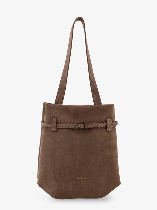 Mini Tote du Jour suede shoulder bag