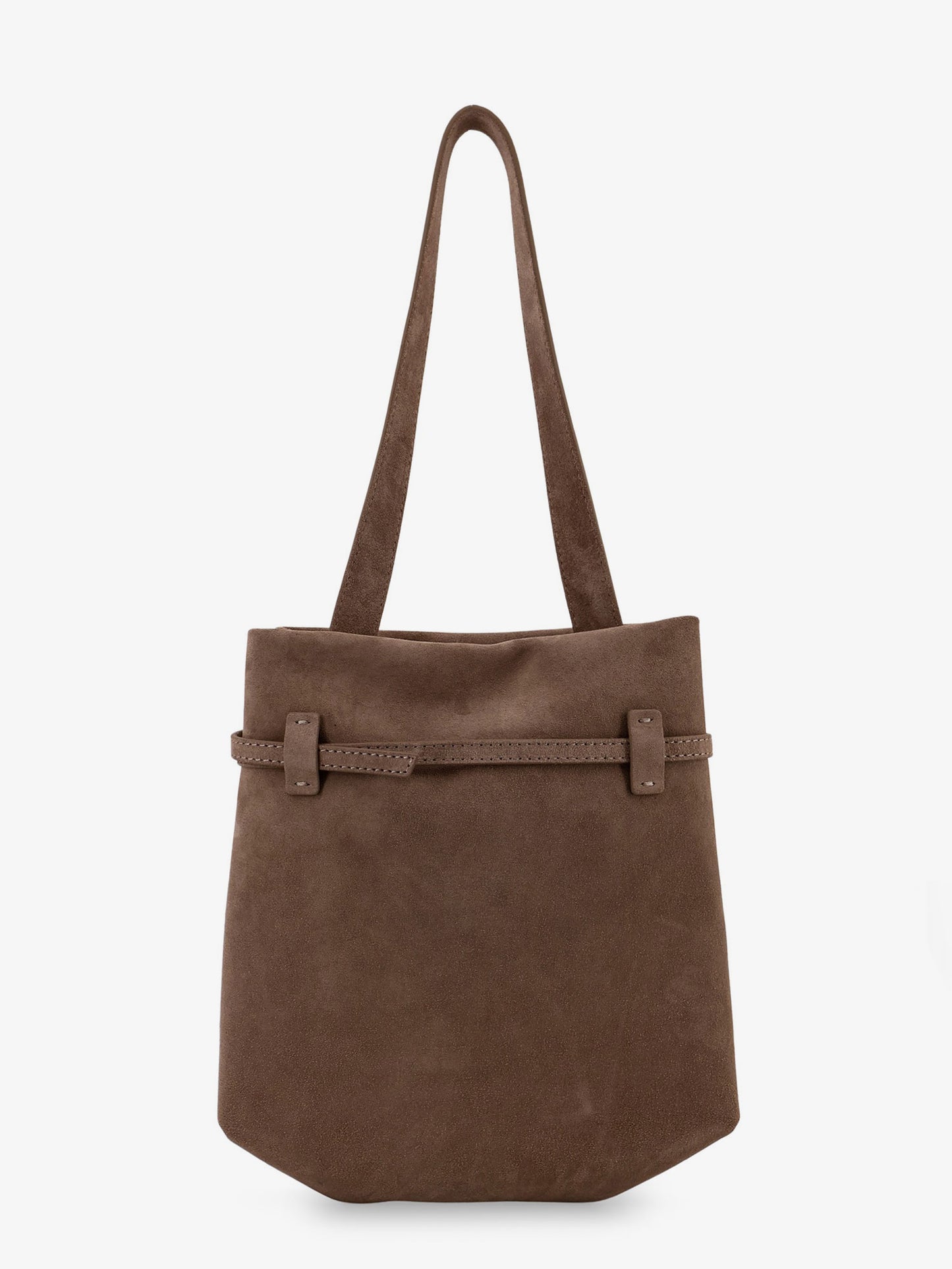 Mini Tote du Jour suede shoulder bag