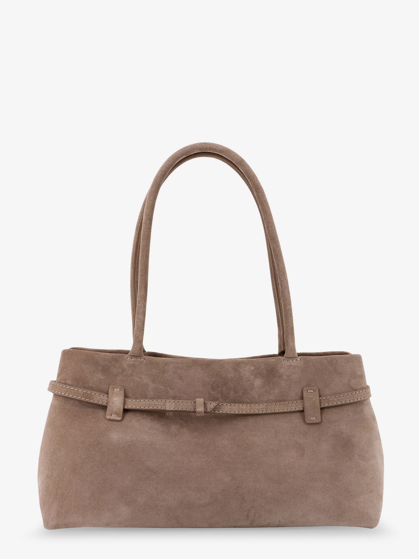 East West Le Cambon suede shoulder bag