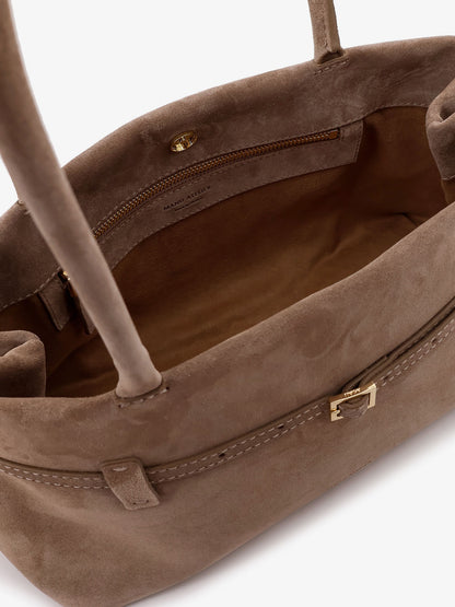 East West Le Cambon suede shoulder bag thumbnail