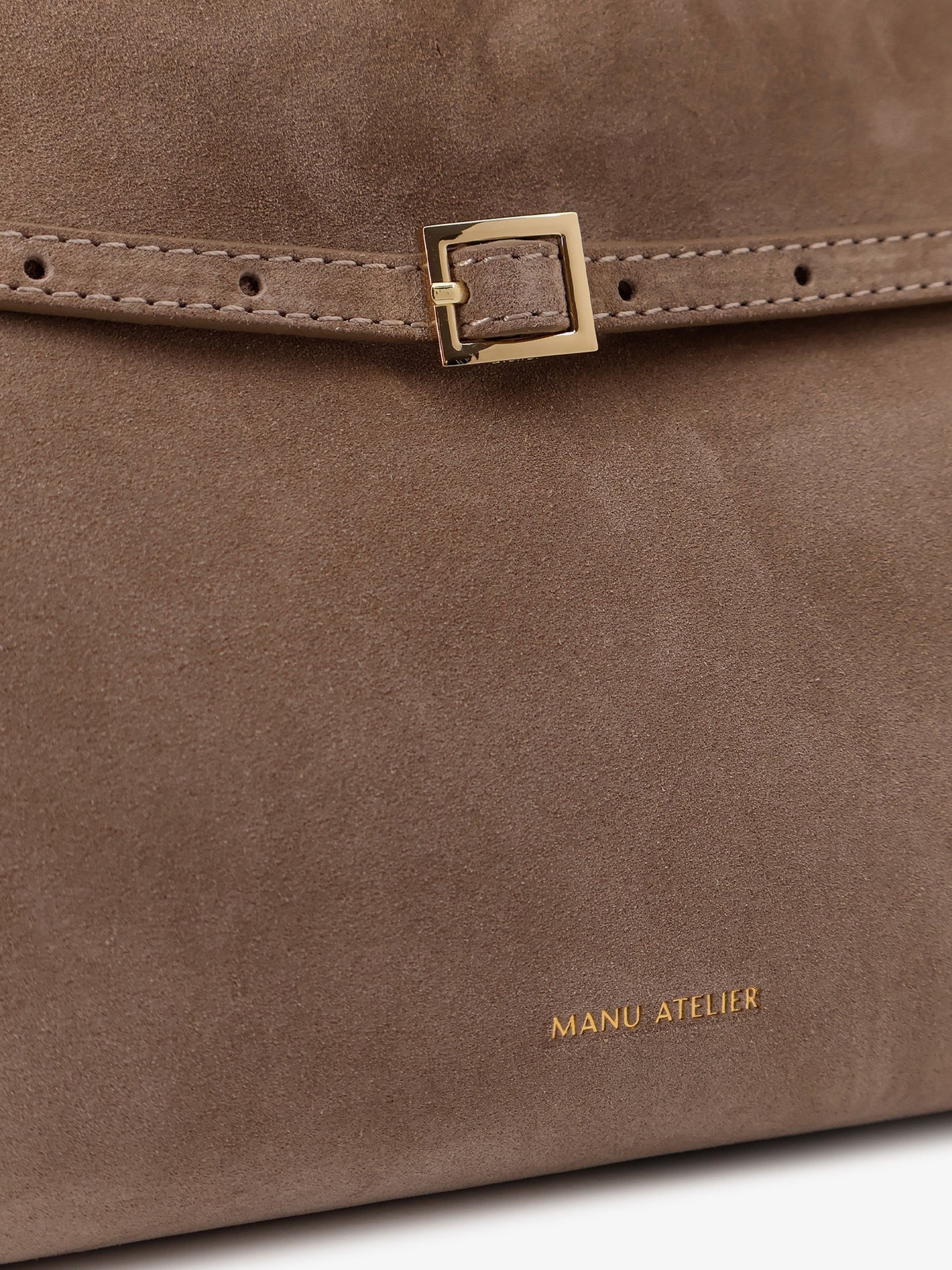 East West Le Cambon suede shoulder bag