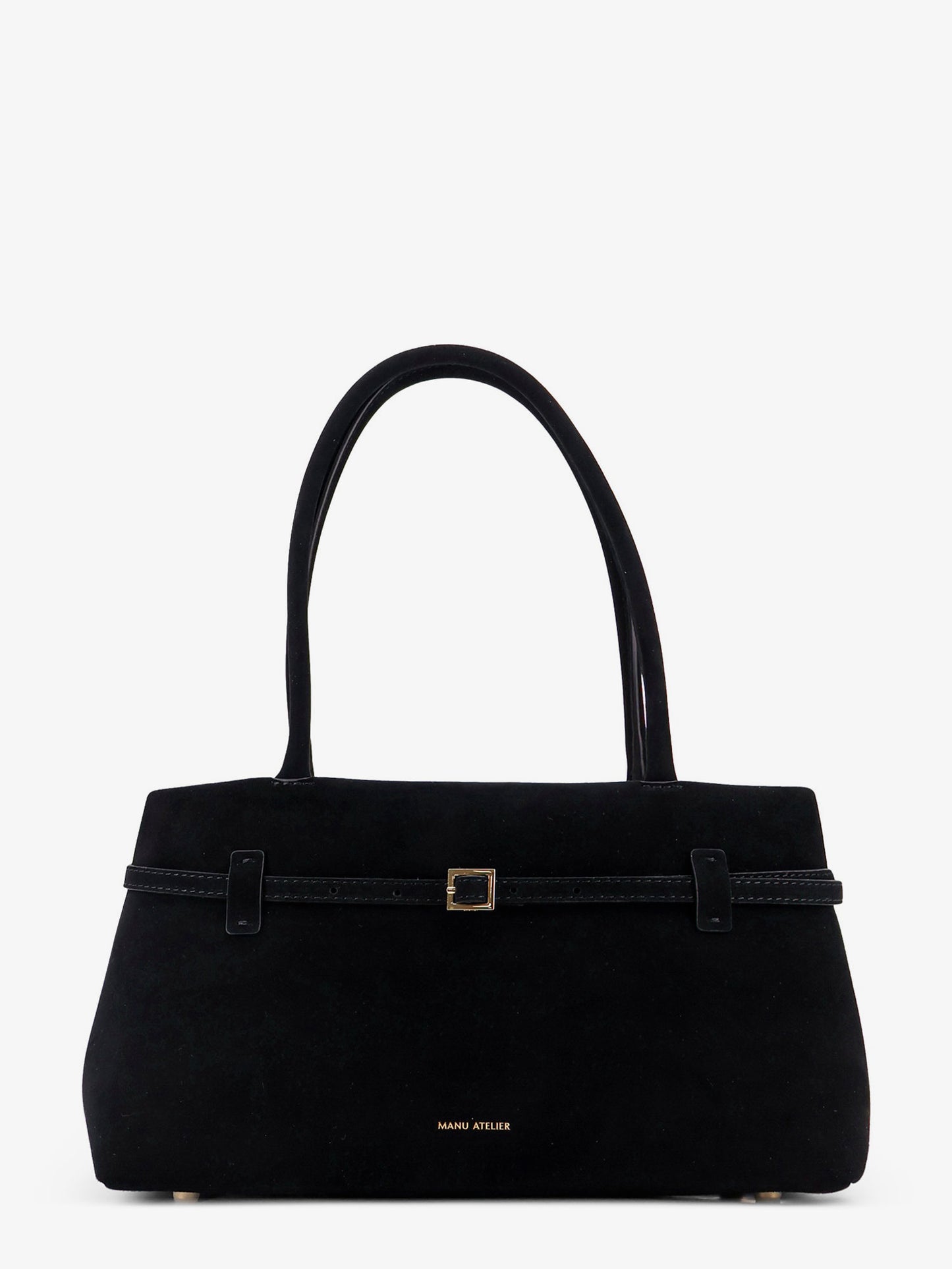 East West Le Cambon suede shoulder bag