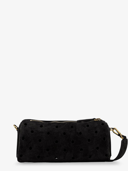 Mini Cylinder suede crossbody bag thumbnail