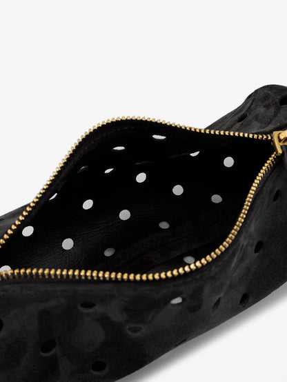 Mini Cylinder suede crossbody bag thumbnail