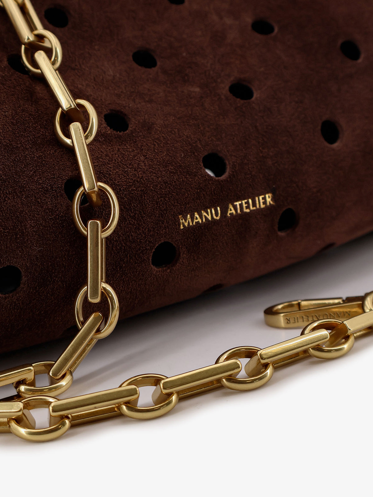 Mini Cylinder suede crossbody bag