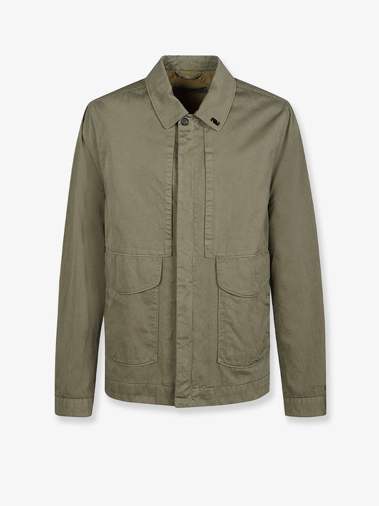 Overshirt cotton blend jacket