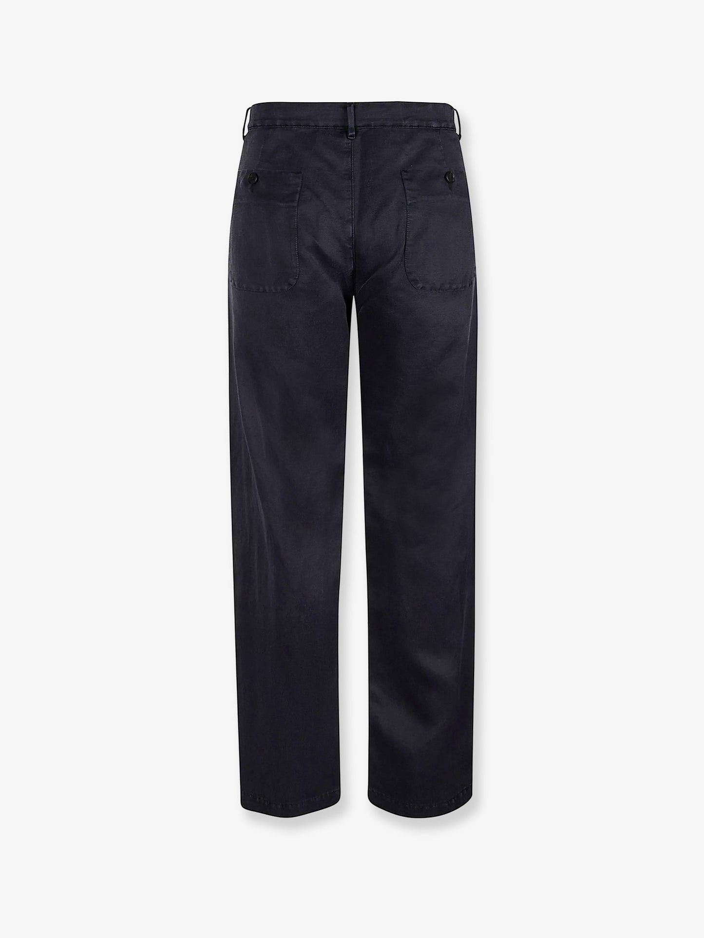 Silk blend trousers