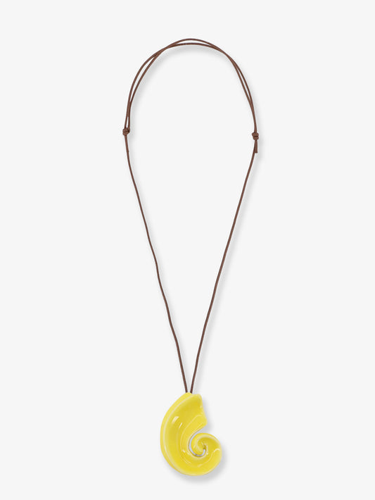 Conchiglia glazed ceramic necklace