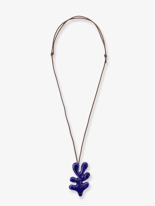 Corallo glazed ceramic necklace