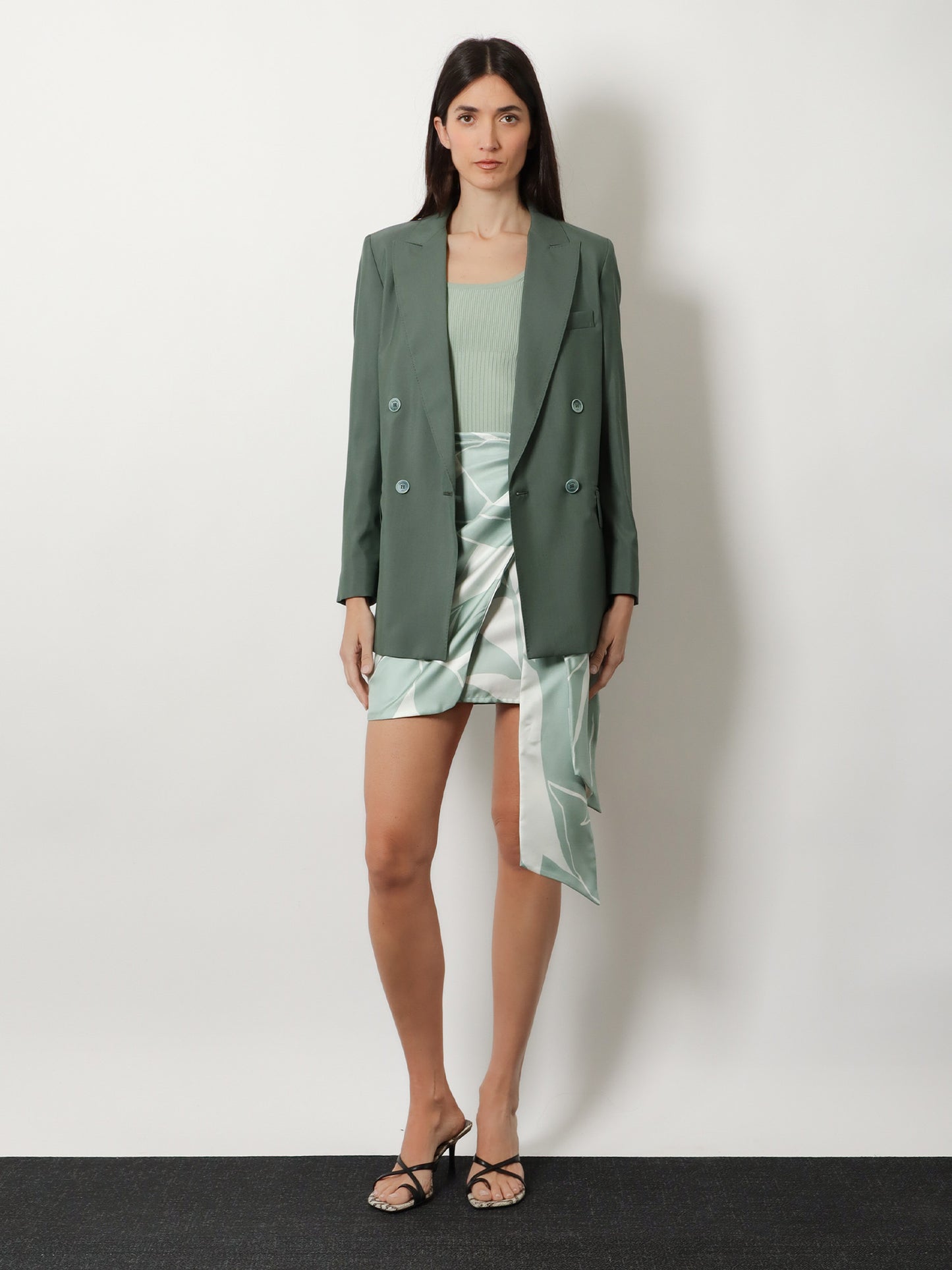 Mxmstrano silk pareo skirt