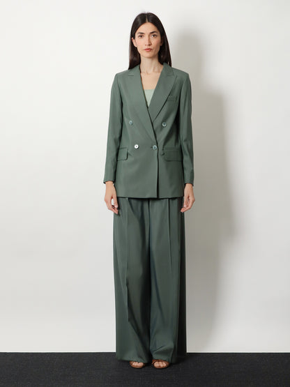 Mxmgiallo virgin wool and silk trousers thumbnail