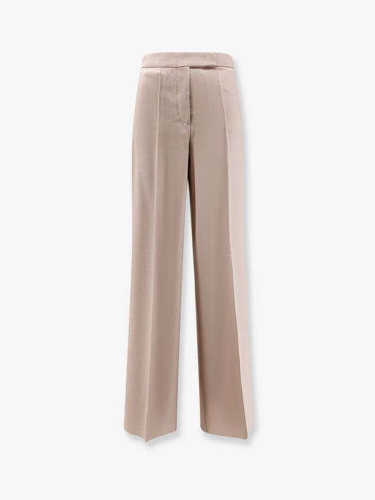 Mxmgirone virgin wool, mohair and silk trousers