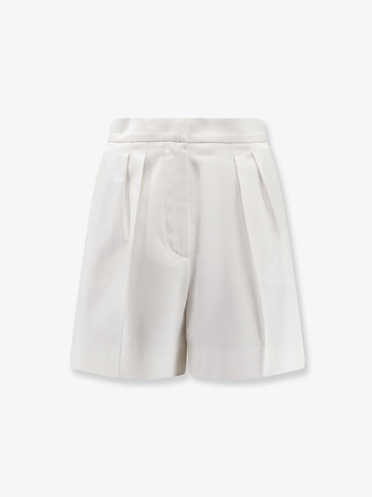 Tabacco stretch cotton shorts