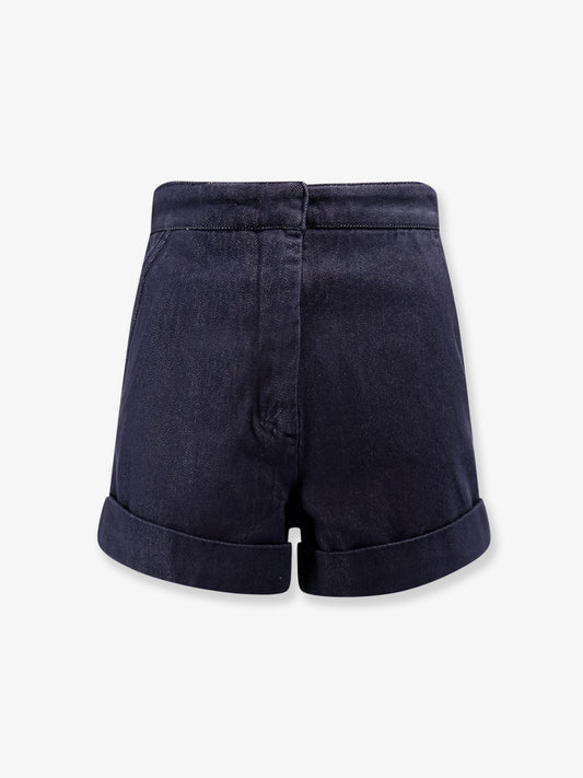 Blue denim bermuda shorts