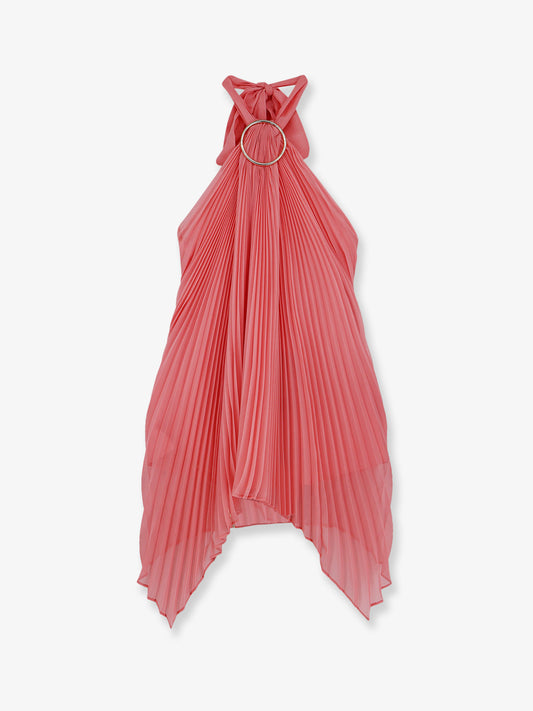 Top Mxevalzer plissettato