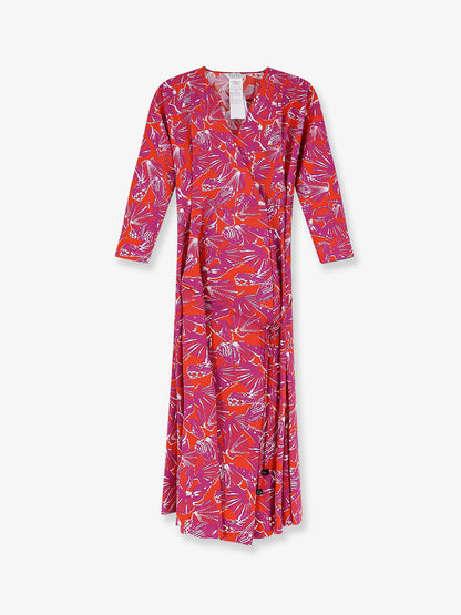 Mxmcamino printed cotton dress thumbnail
