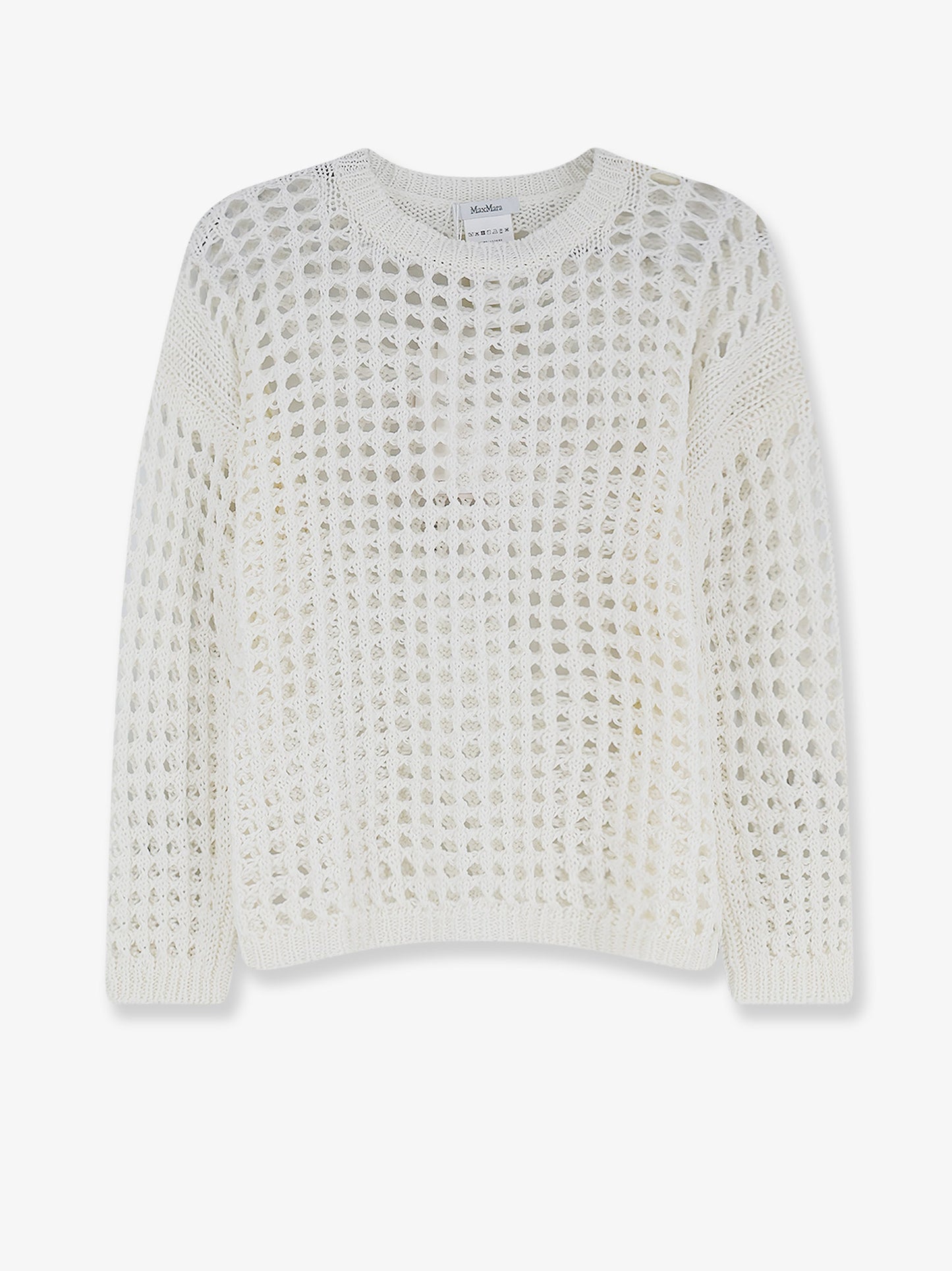Mxpfebe perforated cotton sweater