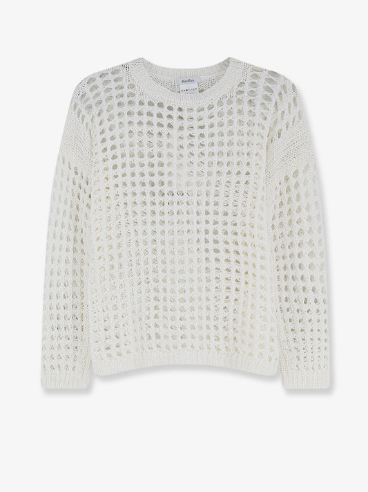 Mxpfebe perforated cotton sweater