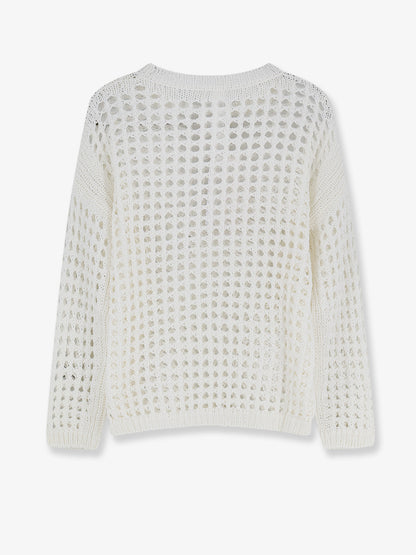 Mxpfebe perforated cotton sweater thumbnail