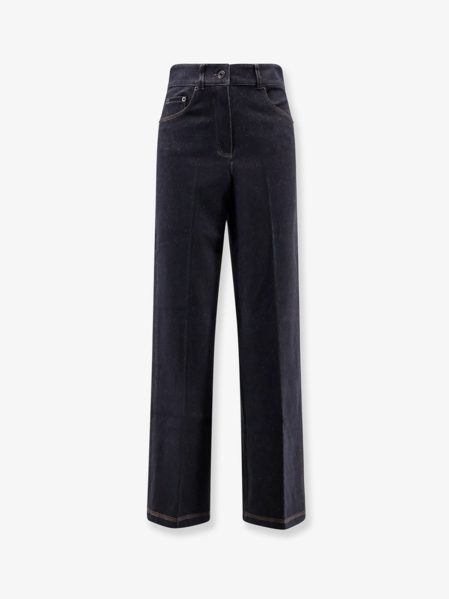 Cotton blend trousers