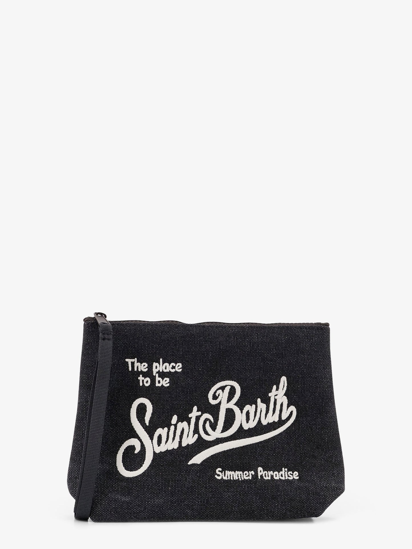 Aline canvas clutch