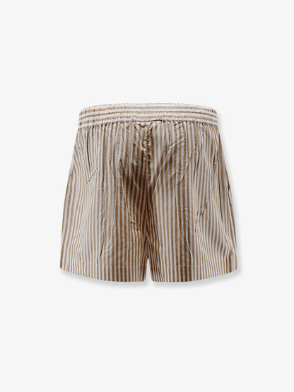 Amani cotton Bermuda shorts with striped pattern thumbnail
