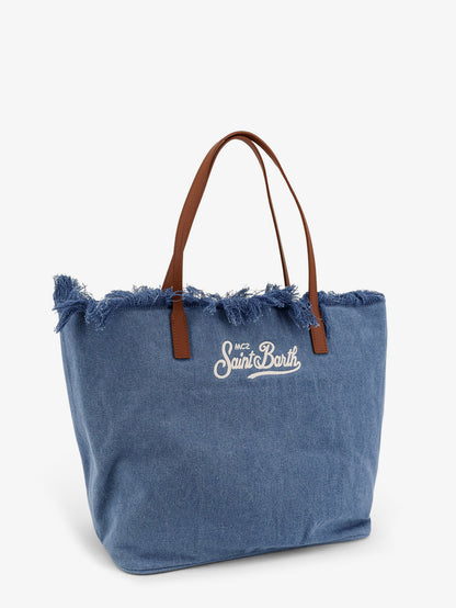 Borsa a spalla City bag in canvas thumbnail