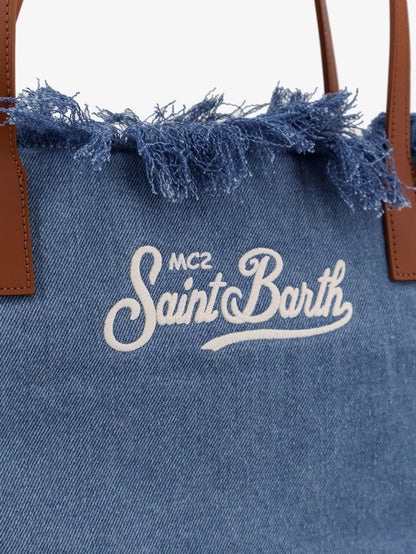 Borsa a spalla City bag in canvas thumbnail