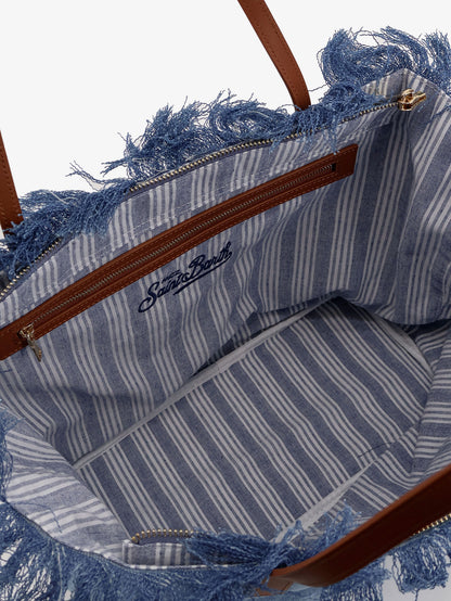 Borsa a spalla City bag in canvas thumbnail