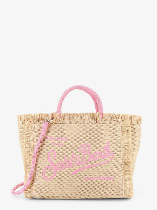 Vanity raffia  handbag
