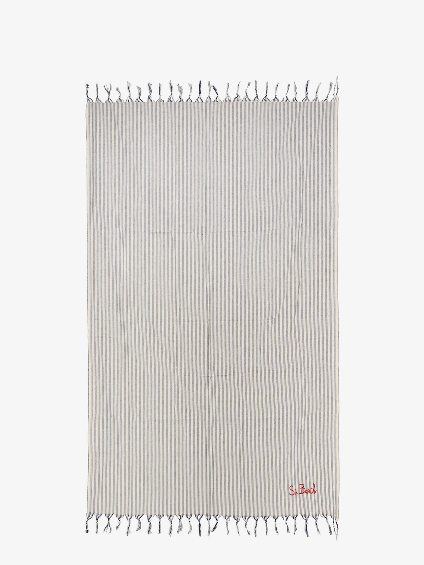 Striped cotton beach towel