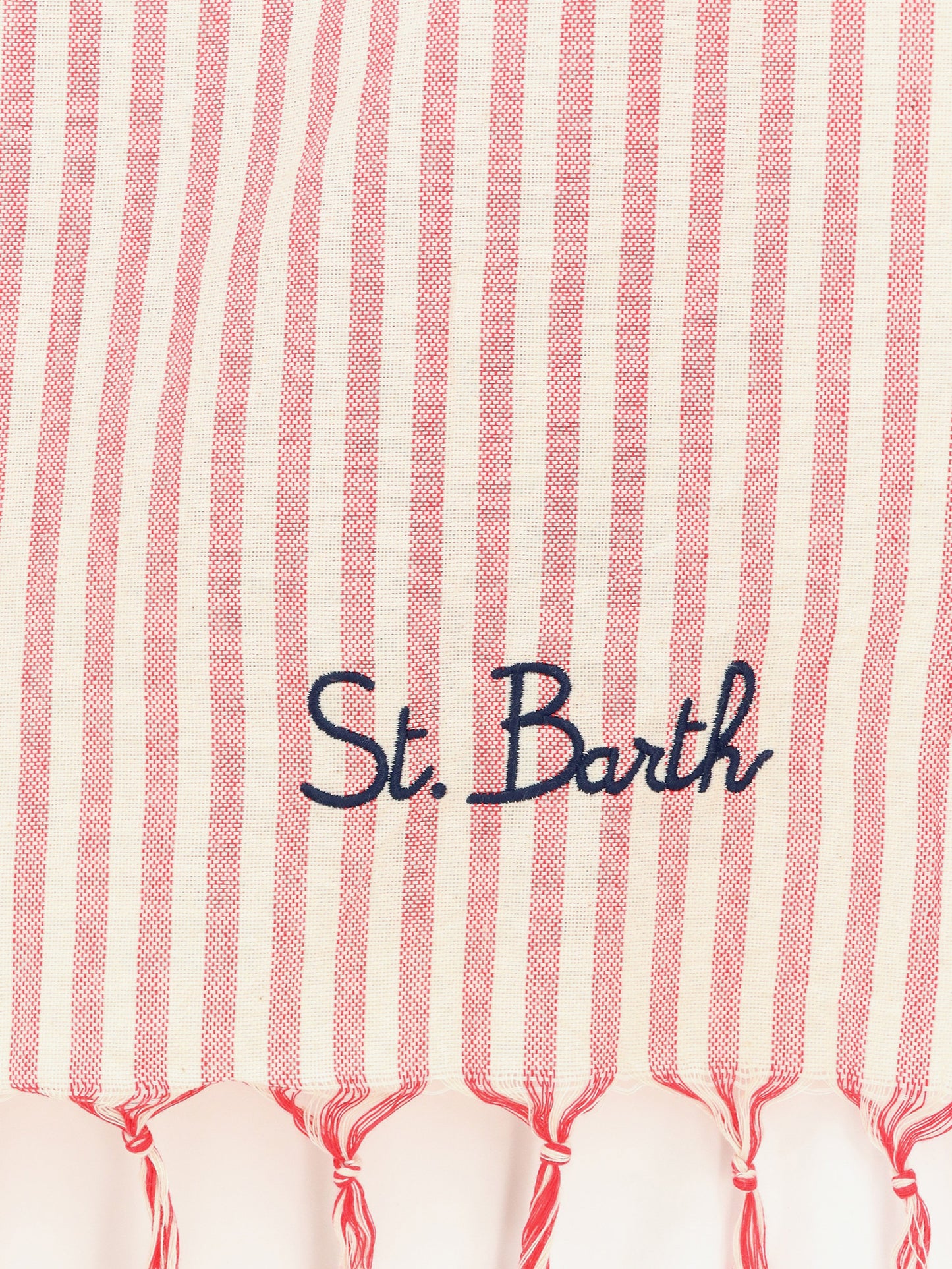 Striped cotton beach towel