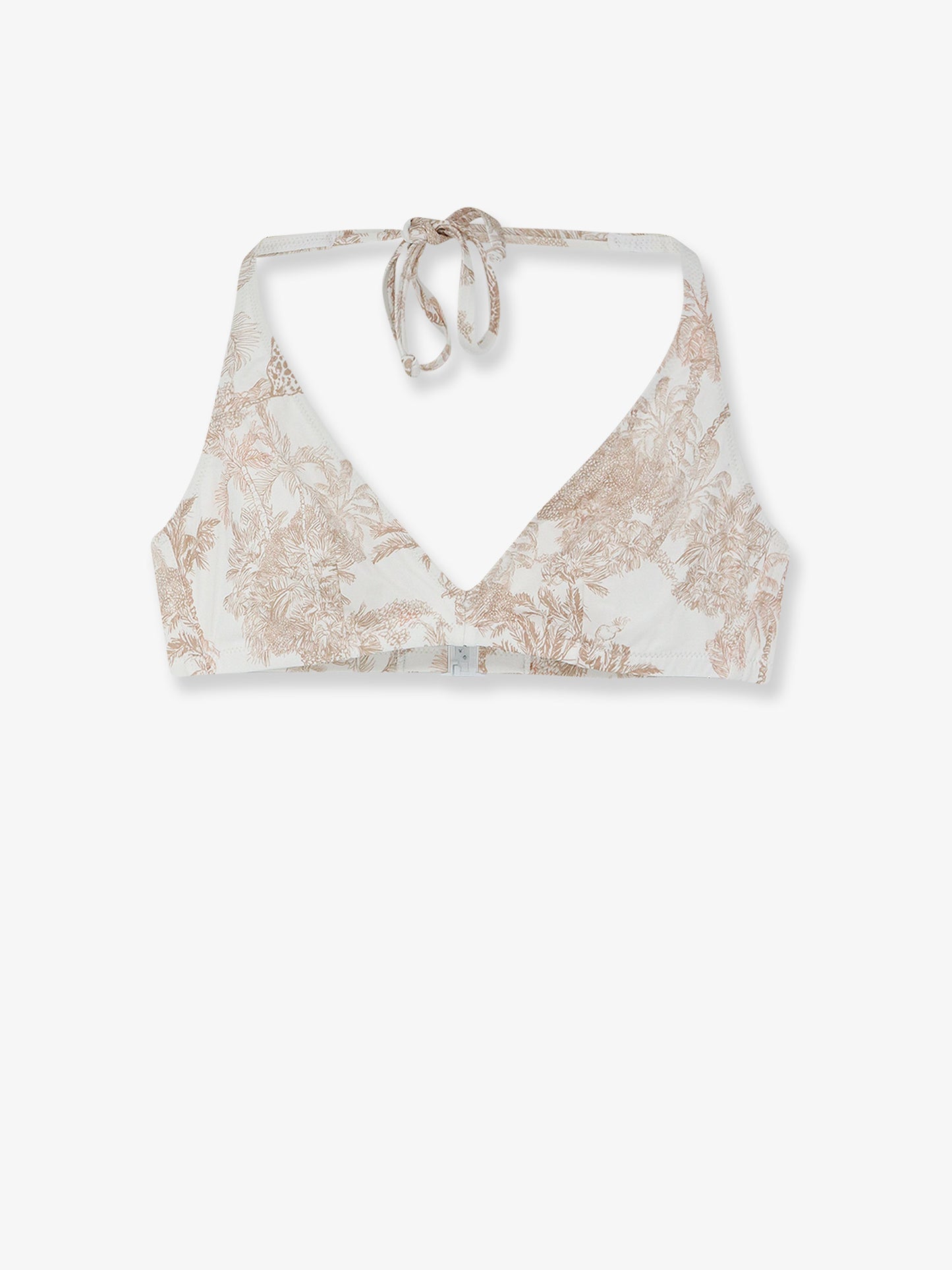 Gaia Bikini Top with Jungle Oceania print
