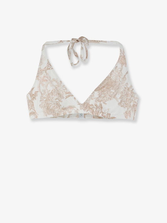 Gaia Bikini Top with Jungle Oceania print