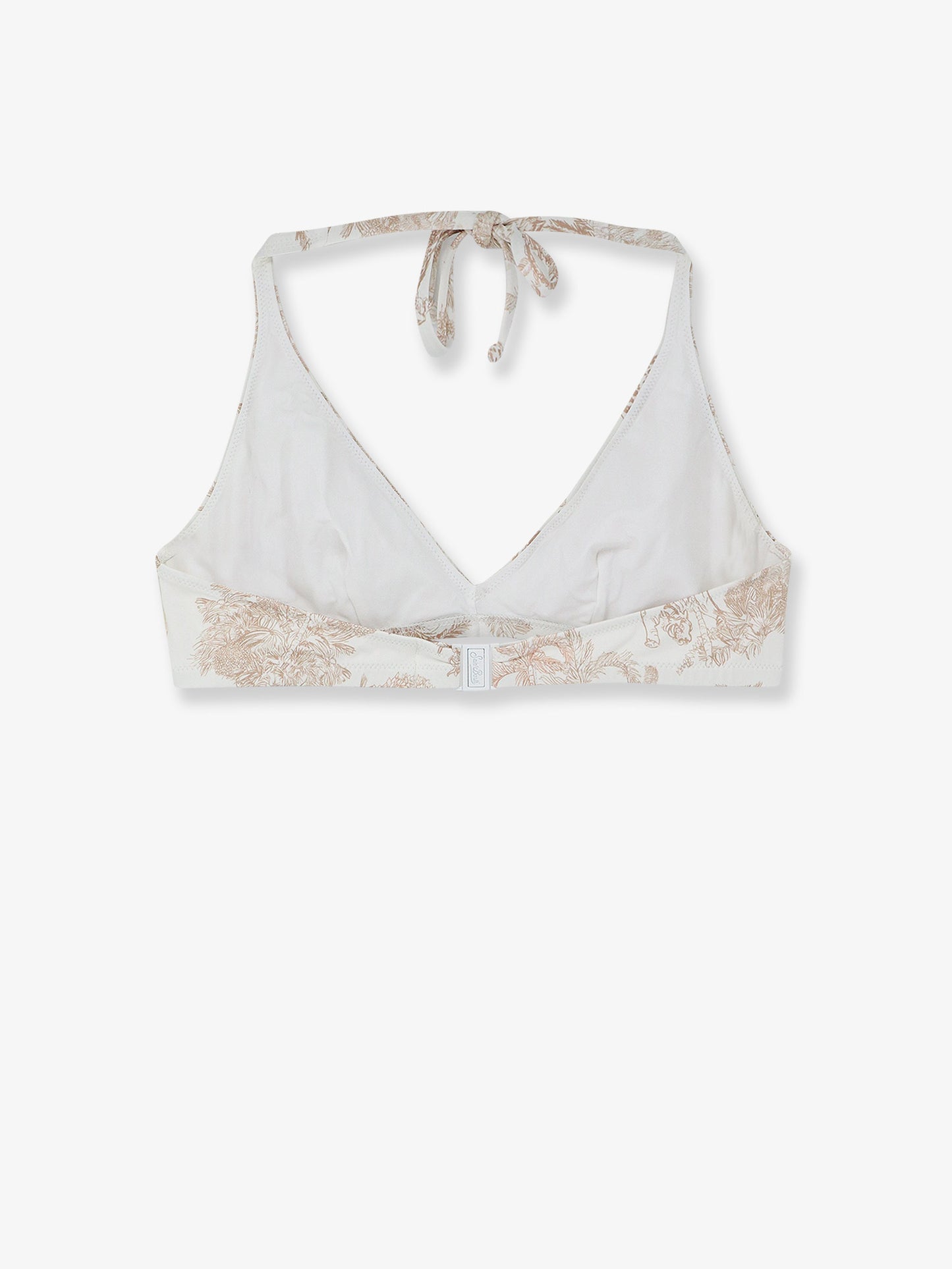 Gaia Bikini Top with Jungle Oceania print