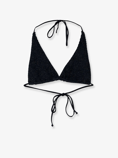 Guiana Crinkle Lurex Bikini Top thumbnail
