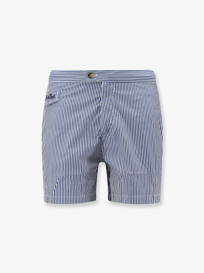 Harrys nylon swim shorts with striped print thumbnail