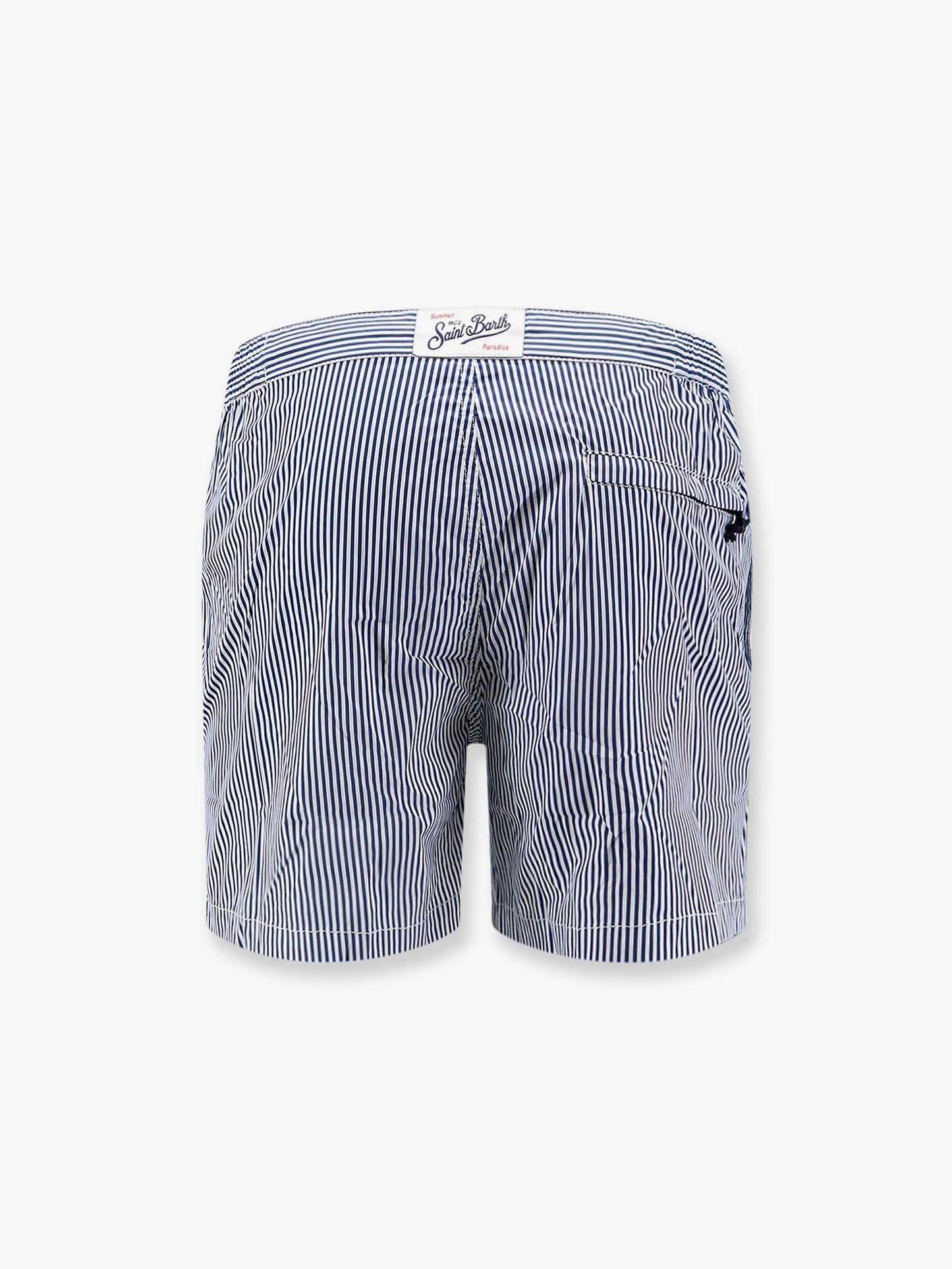 Harrys nylon swim shorts with striped print