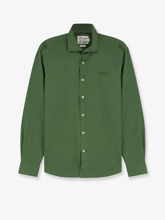 Ice cotton shirt with embroidered logo on the front
