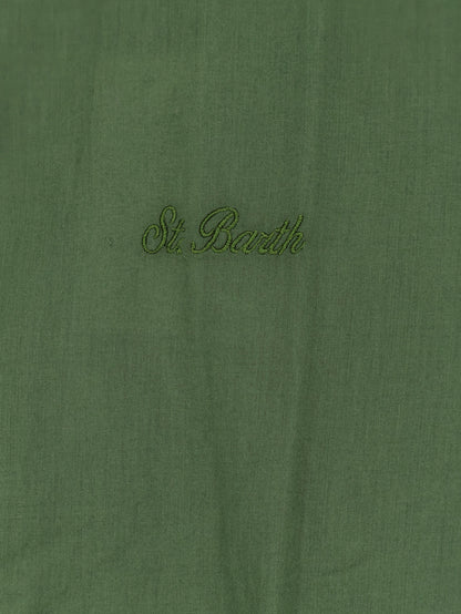 Ice cotton shirt with embroidered logo on the front thumbnail