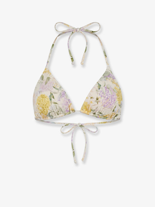 Leah Bikini Top with Lemony Flower print