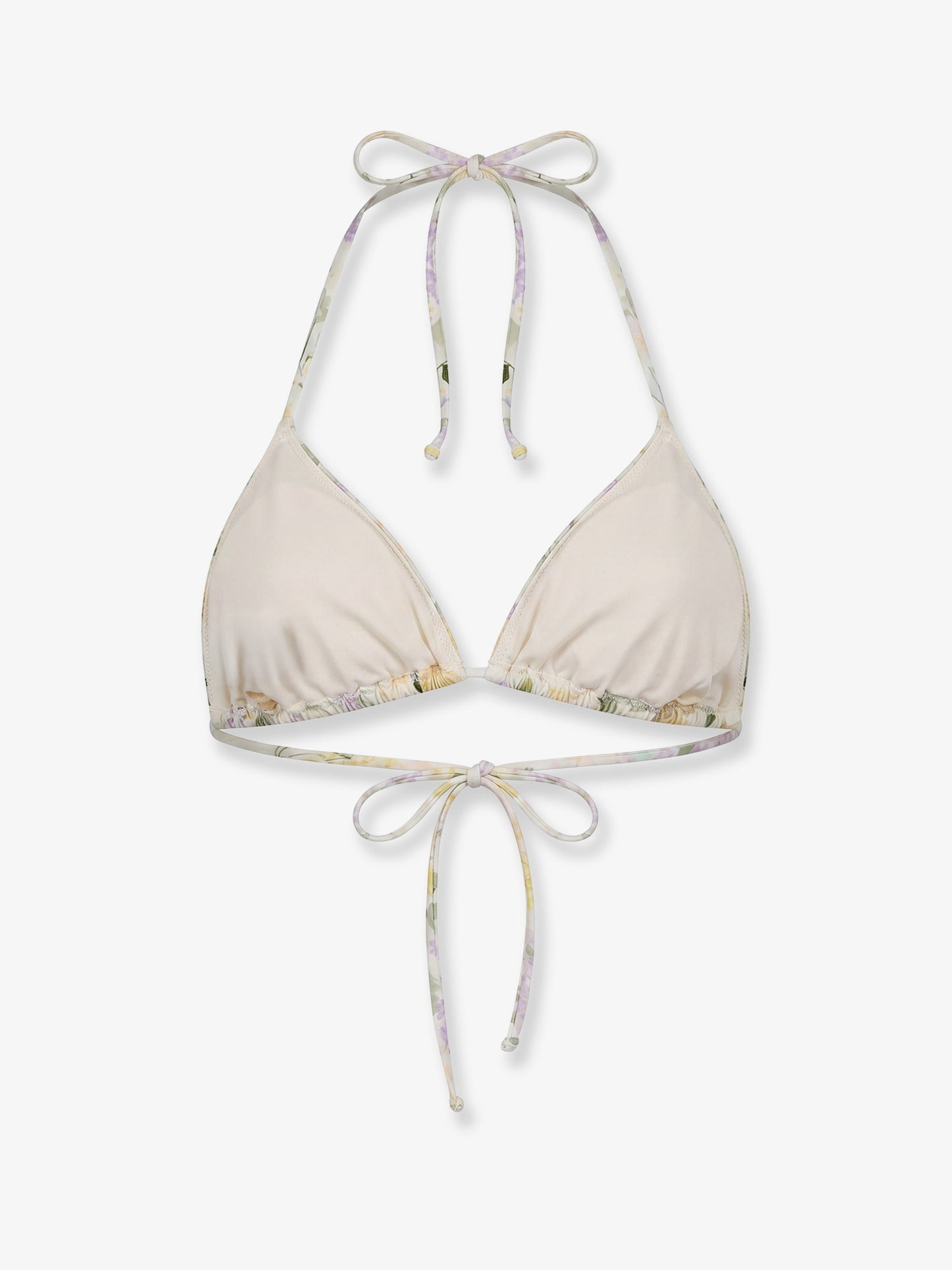 Leah Bikini Top with Lemony Flower print