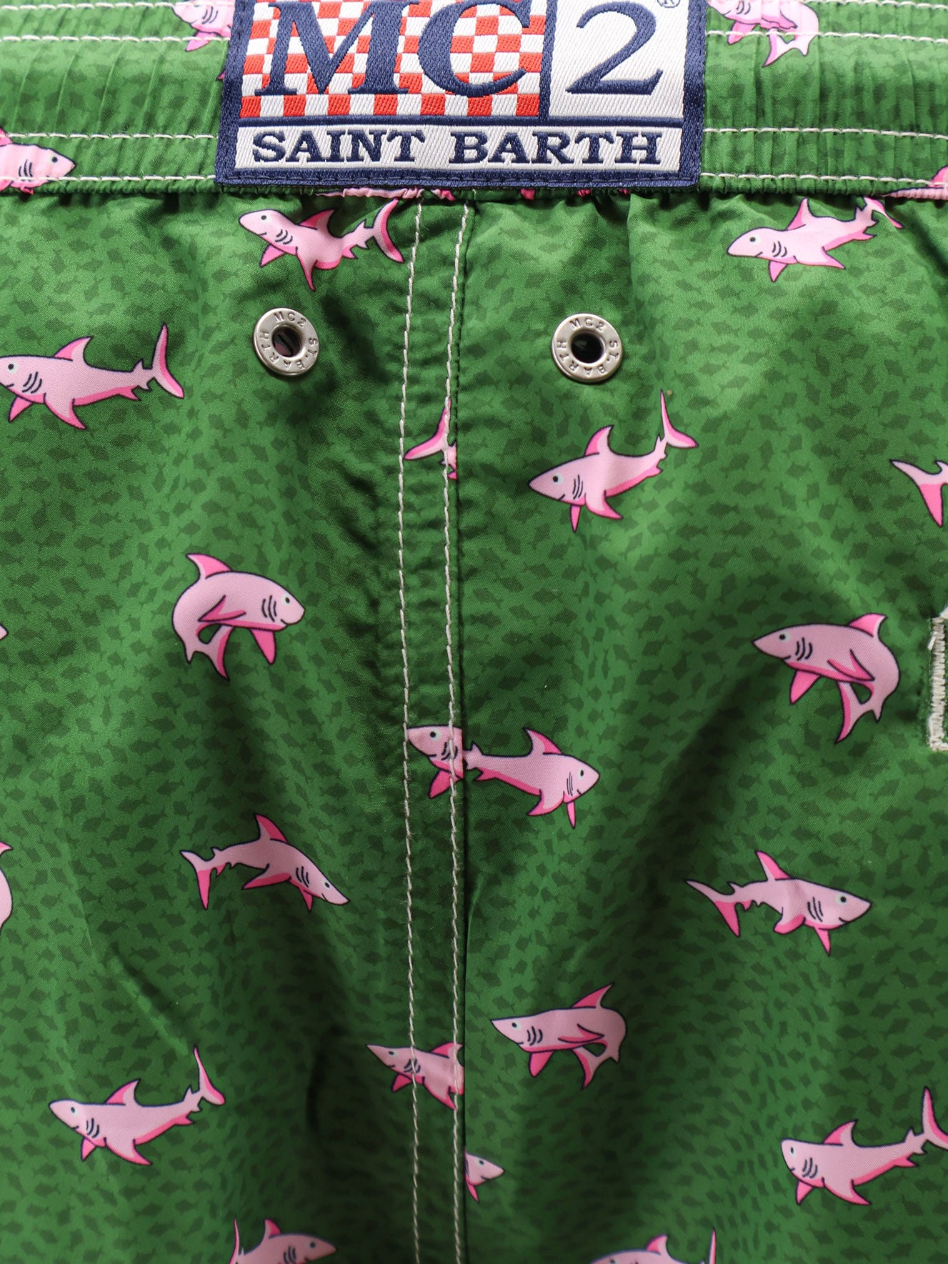 Recycled material swim trunks