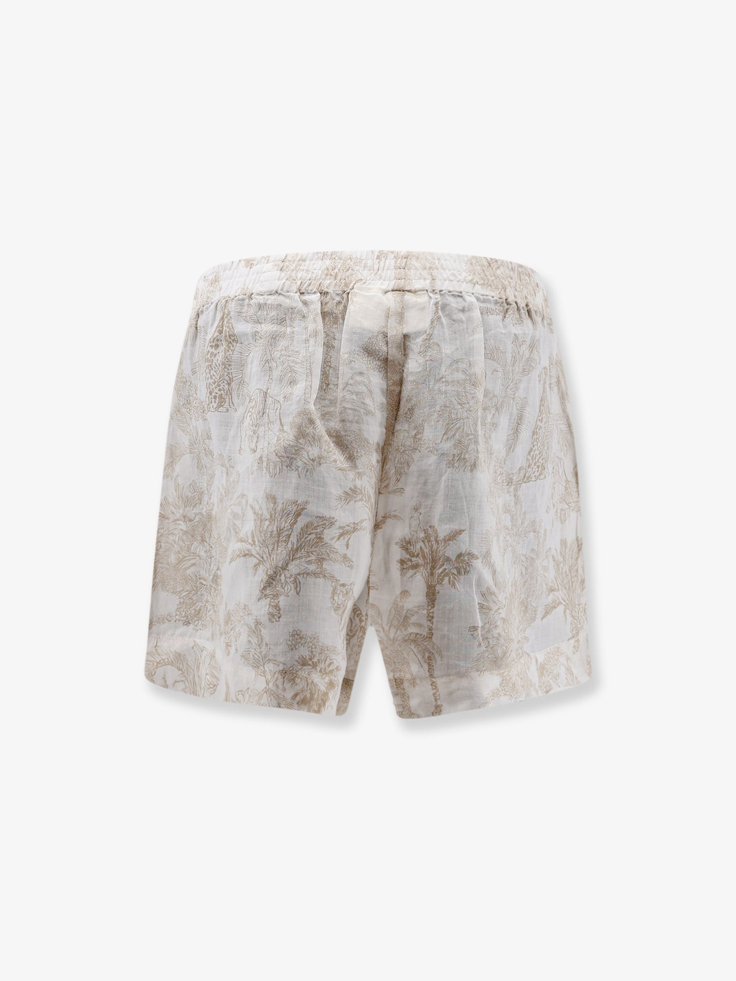 Maeve ramie shorts with floral motif