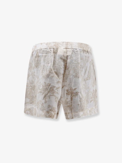 Maeve ramie shorts with floral motif thumbnail